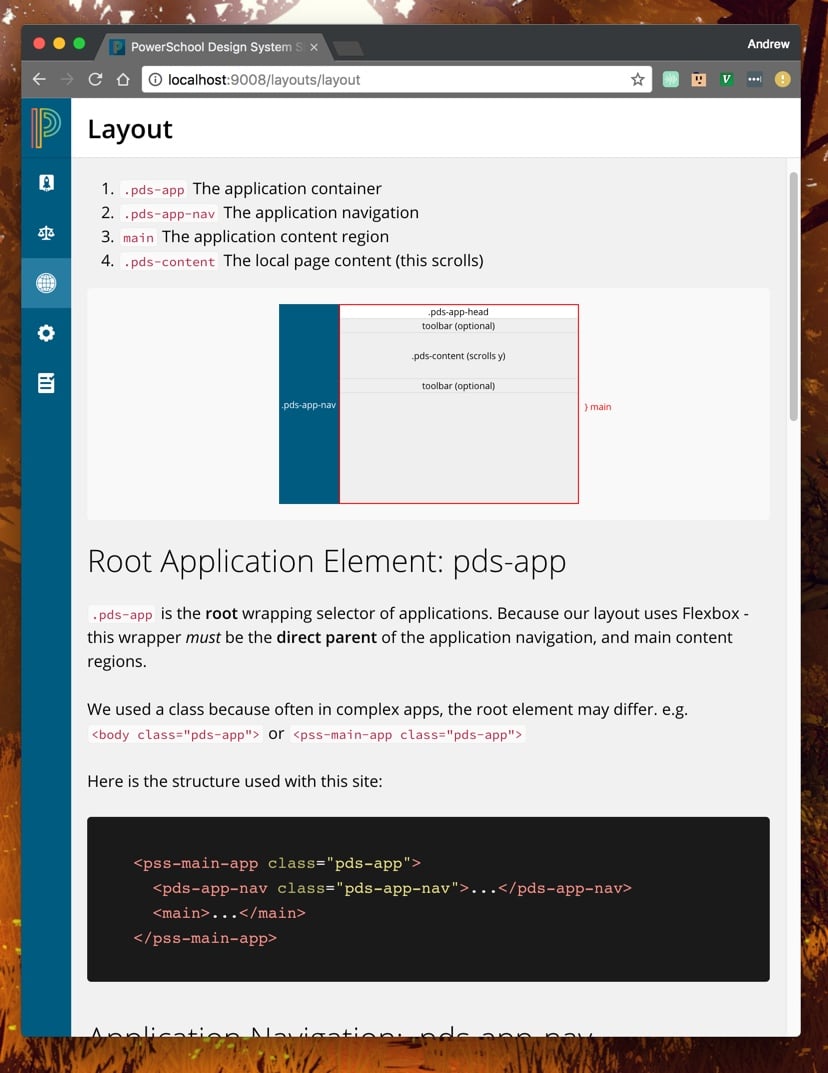 PowerSchool Layout