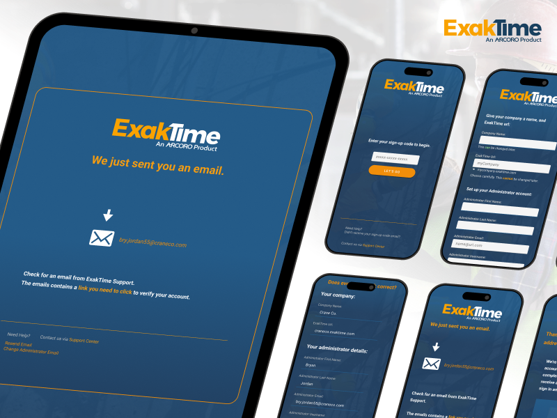 An onboarding flow design to walk the user through the process